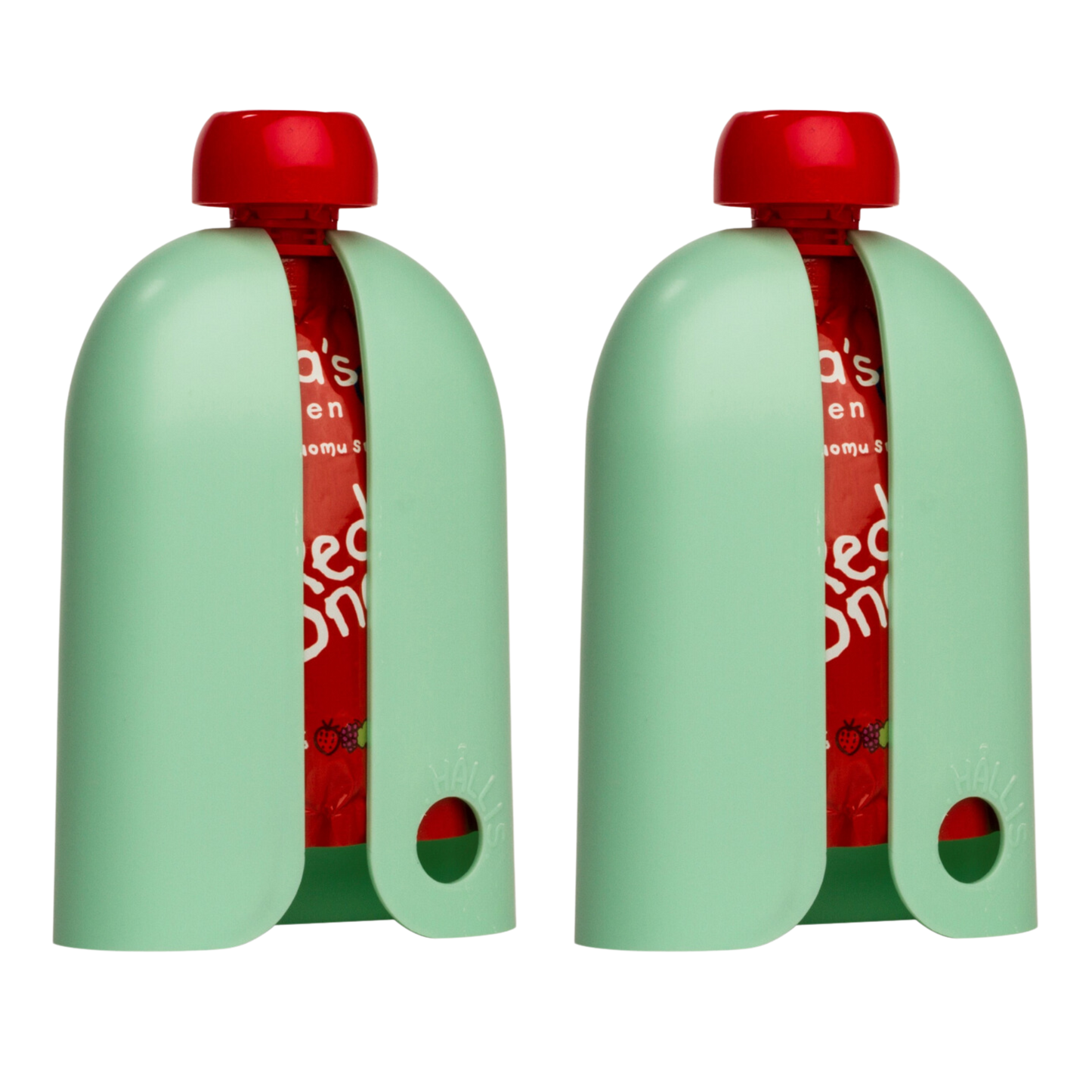 Kindertrekk™ The Swedish Squeeze Pouch Holder - 2pack | The Baby Product You Didn't Know You were Missing | Enjoy a Snack on The Go | No More Messy Clean-ups | Fits Most Squeeze Pouches | Age 9month+