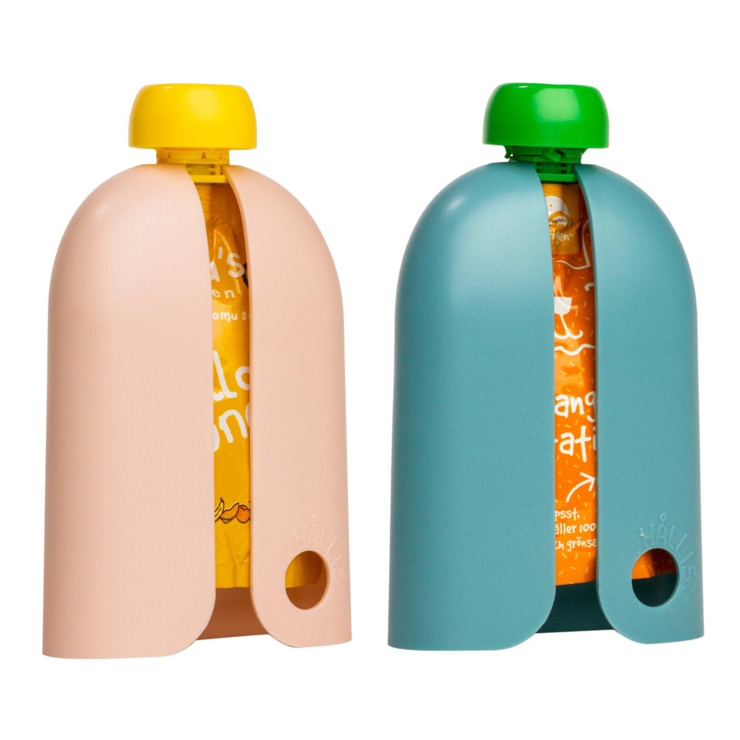 Kindertrekk™ The Swedish Squeeze Pouch Holder - 2pack | The Baby Product You Didn't Know You were Missing | Enjoy a Snack on The Go | No More Messy Clean-ups | Fits Most Squeeze Pouches | Age 9month+