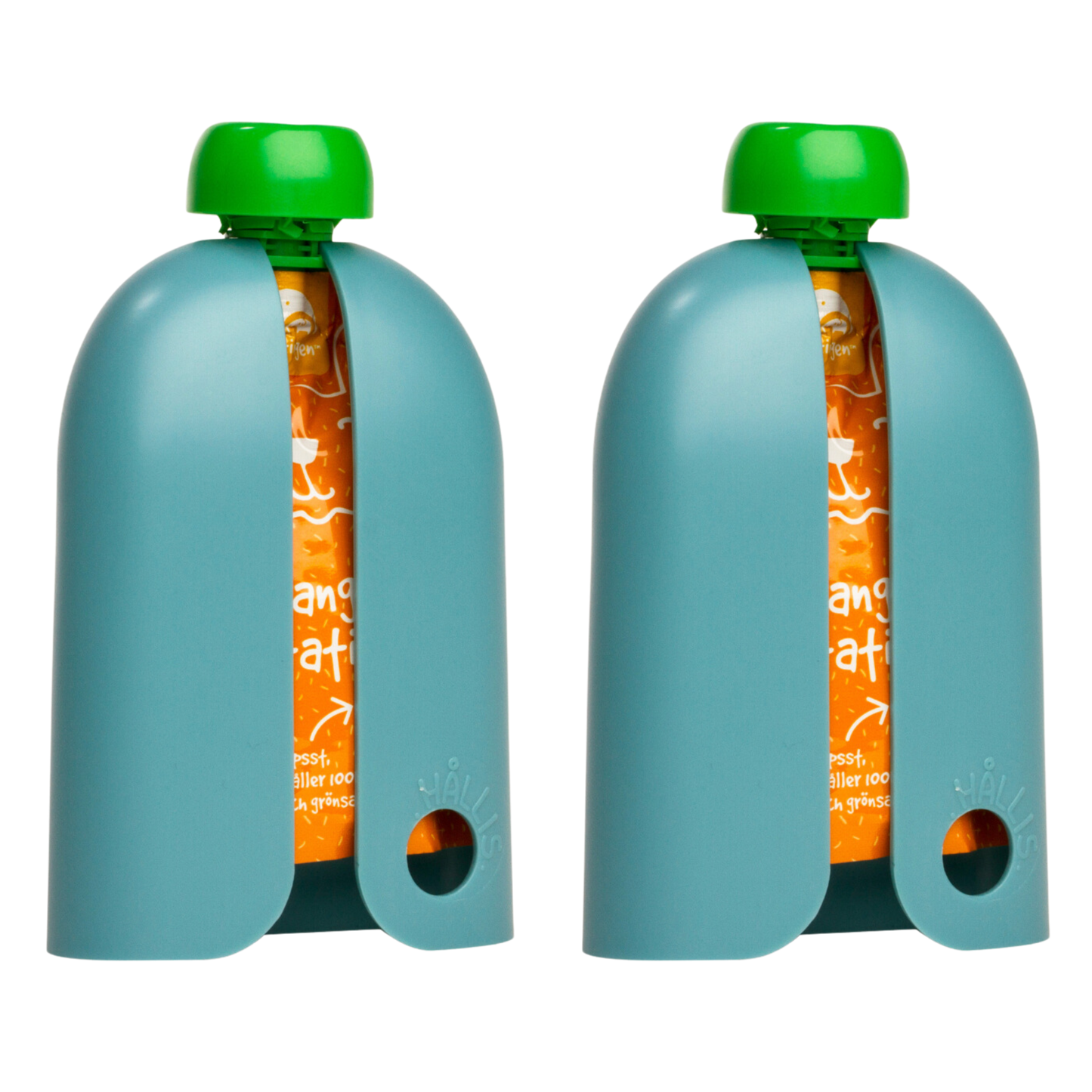 Kindertrekk™ The Swedish Squeeze Pouch Holder - 2pack | The Baby Product You Didn't Know You were Missing | Enjoy a Snack on The Go | No More Messy Clean-ups | Fits Most Squeeze Pouches | Age 9month+